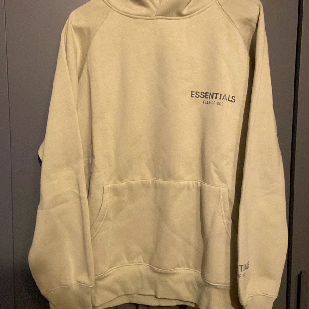 ESSENTIALS MINT HOODIE - Medium